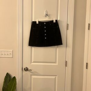 Black American Eagle Jean Skirt